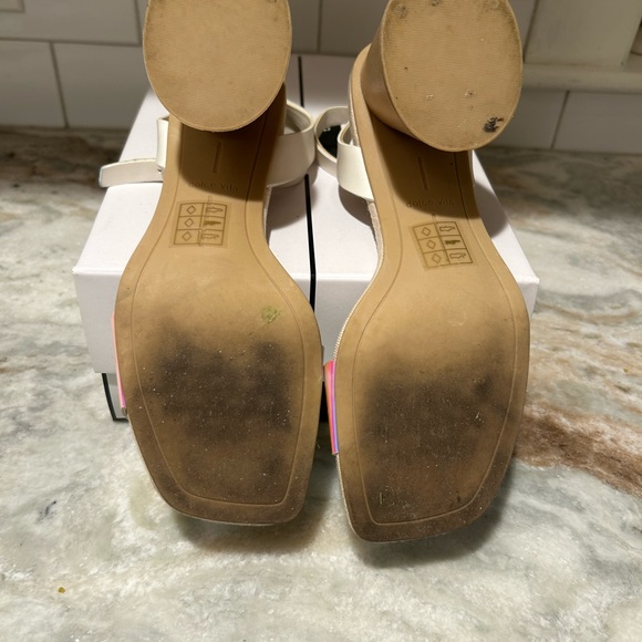 Dolce Vita Hazel Iridescent Block Heel Sandals - Picture 6 of 7